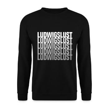 Ludwigslust - Unisex Pullover - Schwarz - Vorne - Alina (178cm) & Michal (187cm)