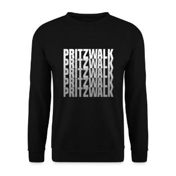 Pritzwalk - Unisex Pullover - Schwarz - Vorne - Alina (178cm) & Michal (187cm)