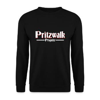 Pritzwalk - Unisex Pullover - Schwarz - Vorne - Alina (178cm) & Michal (187cm)