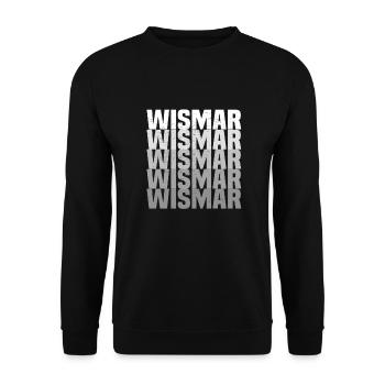 Wismar - Unisex Pullover - Schwarz - Vorne - Alina (178cm) & Michal (187cm)