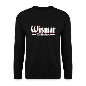 Wismar - Unisex Pullover - Schwarz - Vorne - Alina (178cm) & Michal (187cm)