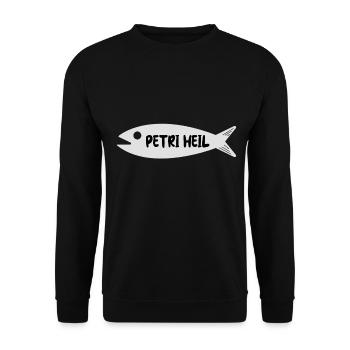 Petri Heil - Unisex Pullover - Schwarz - Vorne - Alina (178cm) & Michal (187cm)