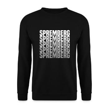Spremberg - Unisex Pullover - Schwarz - Vorne - Alina (178cm) & Michal (187cm)