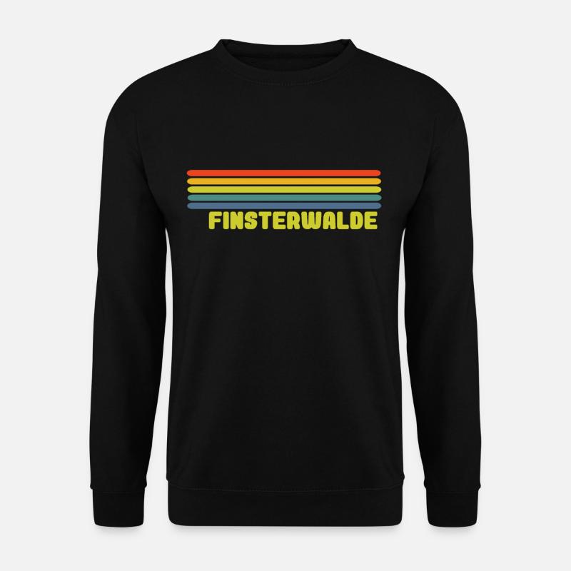 Finsterwalde bunt - Unisex Pullover - Schwarz
