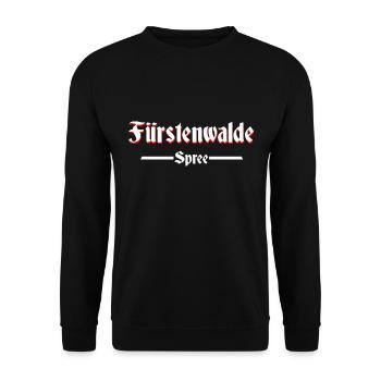 Fürstenwalde Spree - Unisex Pullover - Schwarz - Vorne - Alina (178cm) & Michal (187cm)