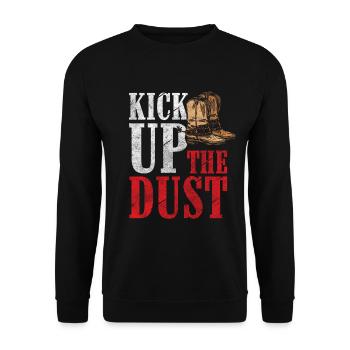 Chapeau de cow-boy de campagne - Sweat-shirt Unisexe - noir - Devant - Alina (178cm) & Michal (187cm)