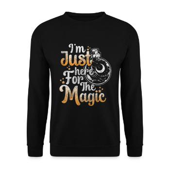 Chemistry Herbs Sign Witchcraft - Unisex Sweatshirt - black - Front - Alina (178cm) & Michal (187cm)