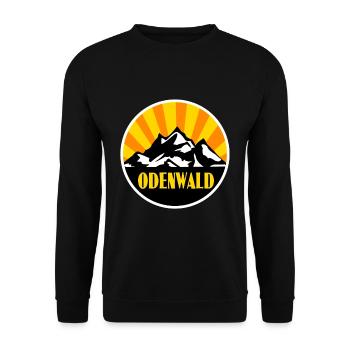 Odenwald - Unisex Pullover - Schwarz - Vorne - Alina (178cm) & Michal (187cm)