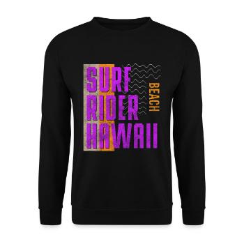 Surf Planche de surf Eau - Sweat-shirt Unisexe - noir - Devant - Alina (178cm) & Michal (187cm)