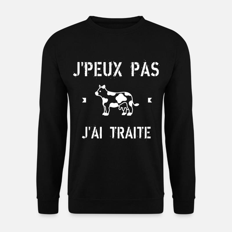 J Peux Pas J ai Traite - Sweat-shirt Unisexe - noir