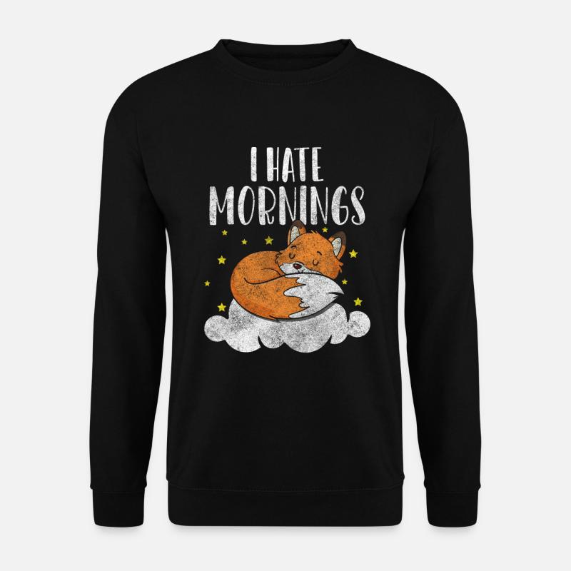 Fox Wisdom Hunter - Unisex Sweatshirt - black