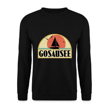 Gosausee - Unisex Pullover - Schwarz - Vorne - Alina (178cm) & Michal (187cm)