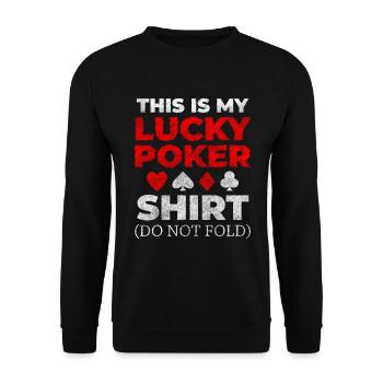 Ace Card Game Double Head All In - Sweat-shirt Unisexe - noir - Devant - Alina (178cm) & Michal (187cm)