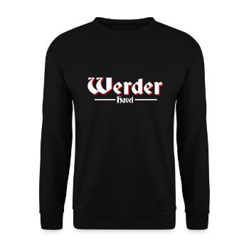 Werder Havel - Unisex Pullover - Schwarz - Vorne - Alina (178cm) & Michal (187cm)