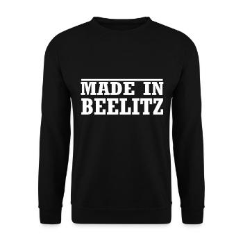 Beelitz - Unisex Pullover - Schwarz - Vorne - Alina (178cm) & Michal (187cm)
