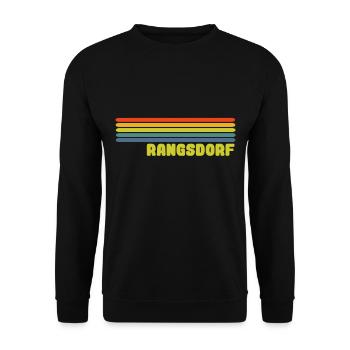 Rangsdorf - Unisex Pullover - Schwarz - Vorne - Alina (178cm) & Michal (187cm)