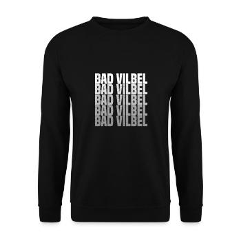 Bad Vilbel - Unisex Pullover - Schwarz - Vorne - Alina (178cm) & Michal (187cm)