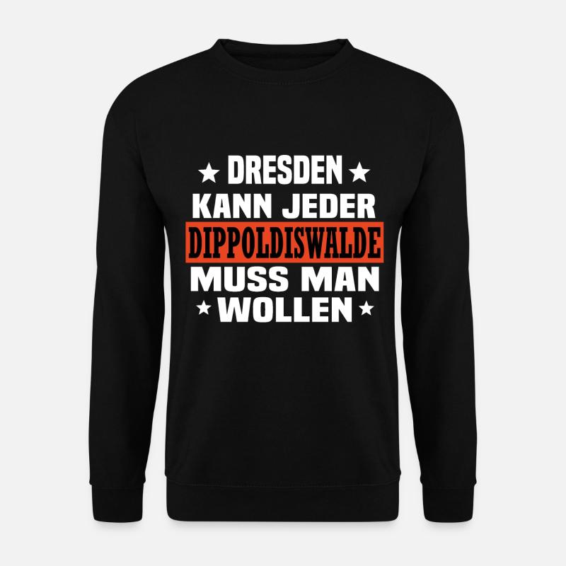 Dippoldiswalde - Unisex Pullover - Schwarz