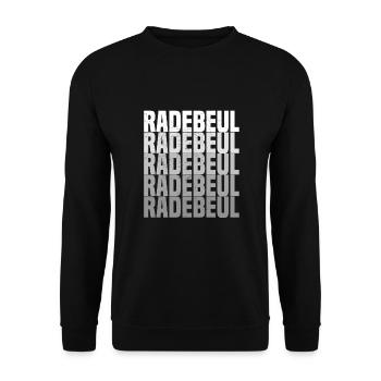 Radebeul - Unisex Pullover - Schwarz - Vorne - Alina (178cm) & Michal (187cm)