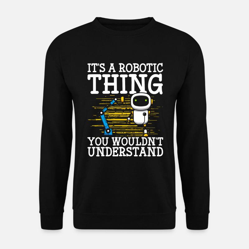 Robot Gear Cyborg - Unisex Sweatshirt - black