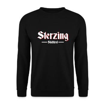 Sterzing Südtirol - Unisex Pullover - Schwarz - Vorne - Alina (178cm) & Michal (187cm)