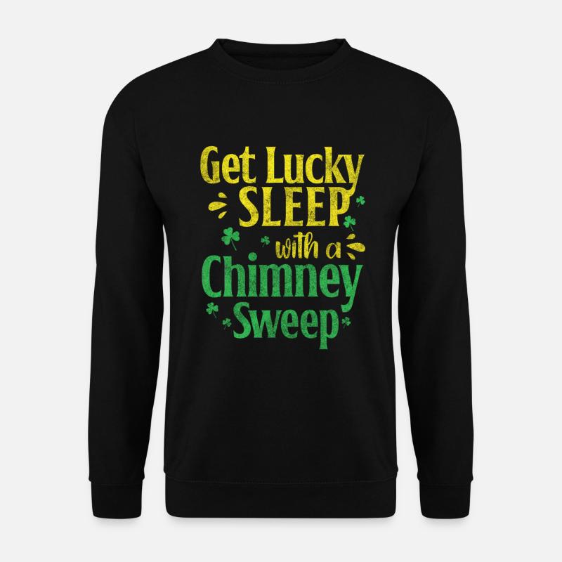 Glücksbringer Neujahr Beruf - Unisex Pullover - Schwarz