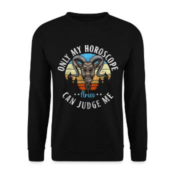 Zodiac Sign Stars Zodiac Pride - Sweat-shirt Unisexe - noir - Devant - Alina (178cm) & Michal (187cm)