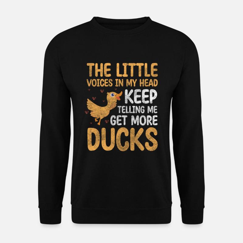 Entchen Wasservogel - Unisex Pullover - Schwarz