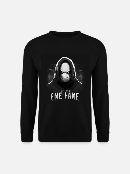 Pas de visage - Sweat-shirt Unisexe - noir