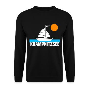 Krampnitzsee - Unisex Pullover - Schwarz - Vorne - Alina (178cm) & Michal (187cm)