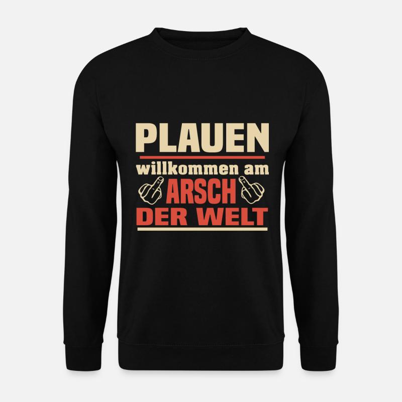 Plauen - Unisex Pullover - Schwarz