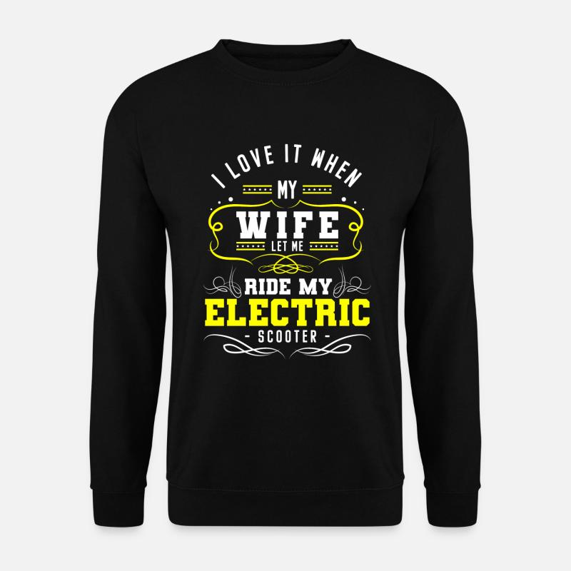 E-Scooter Stromer Roller Sport Hybrid - Unisex Pullover - Schwarz