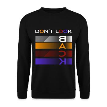 Ne regardez pas en arrière - Sweat-shirt Unisexe - noir - Devant - Alina (178cm) & Michal (187cm)