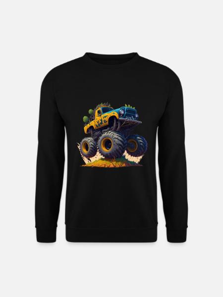 Monstertruck - Unisex Pullover - Schwarz