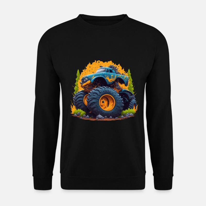 Monstertruck - Unisex Pullover - Schwarz
