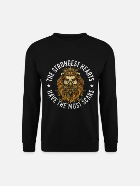 Lion Head Safari Wildcat - Unisex Sweatshirt - black