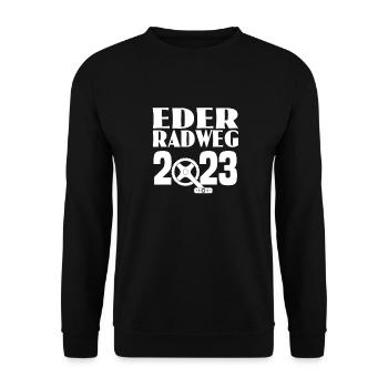 Eder Radweg - Unisex Pullover - Schwarz - Vorne - Alina (178cm) & Michal (187cm)
