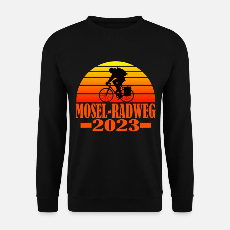 Mosel Radweg - Unisex Pullover - Schwarz