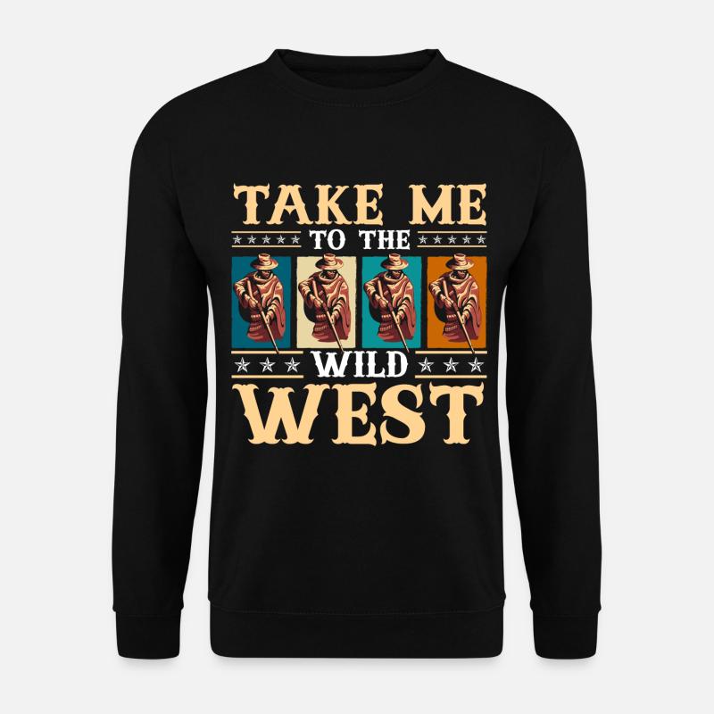 Wilder Westen - Unisex Pullover - Schwarz