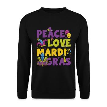Party Parade Celebrate Tuesday - Unisex Sweatshirt - black - Front - Alina (178cm) & Michal (187cm)