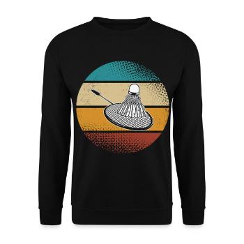 Badminton - Unisex Pullover - Schwarz - Vorne - Alina (178cm) & Michal (187cm)