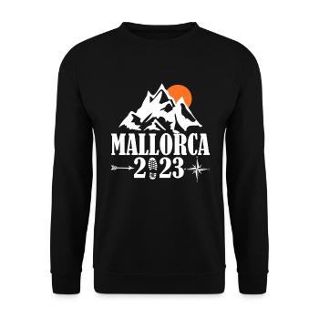 Mallorca 2023 - Unisex Pullover - Schwarz - Vorne - Alina (178cm) & Michal (187cm)
