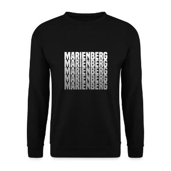 Marienberg - Unisex Pullover - Schwarz - Vorne - Alina (178cm) & Michal (187cm)