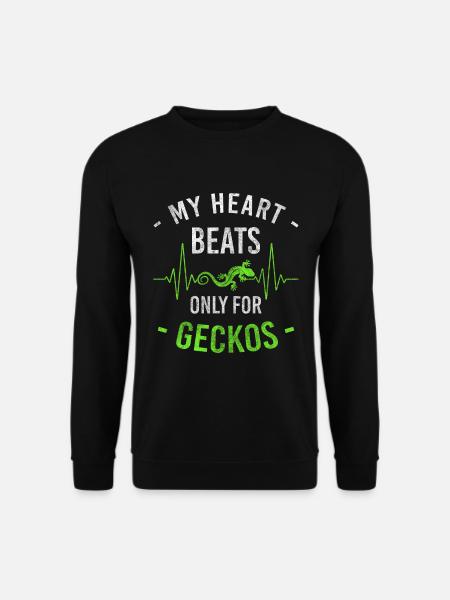 Iguane reptile mignon - Sweat-shirt Unisexe - noir