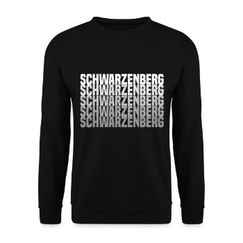 Schwarzenberg - Unisex Pullover - Schwarz - Vorne - Alina (178cm) & Michal (187cm)