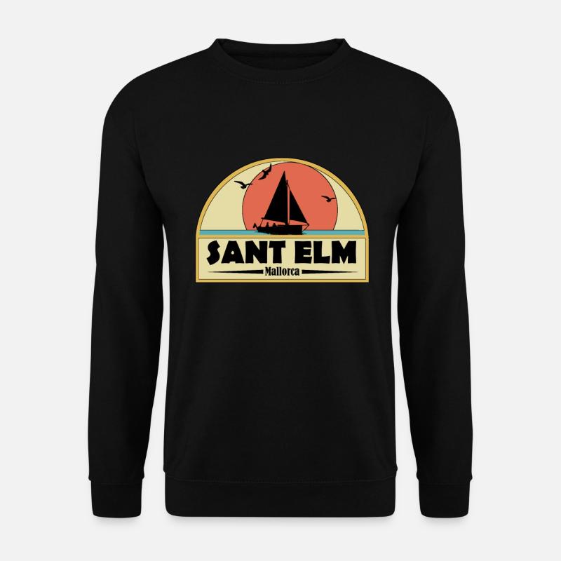 Sant Elm - Unisex Pullover - Schwarz