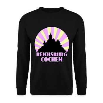 Reichsburg Cochem - Unisex Pullover - Schwarz - Vorne - Alina (178cm) & Michal (187cm)