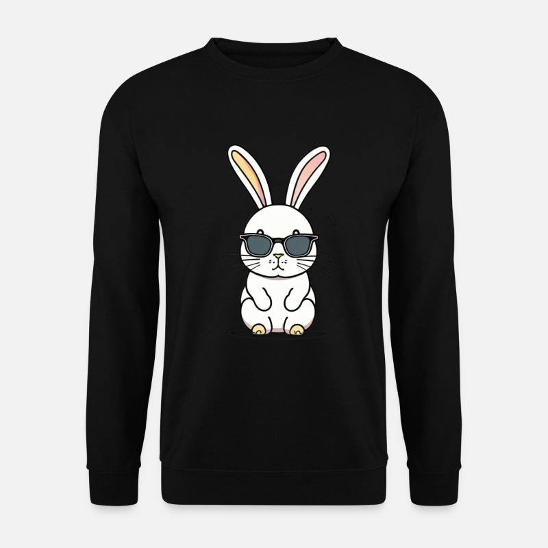 Rabbit Sonnenbrille - Unisex Pullover - Schwarz