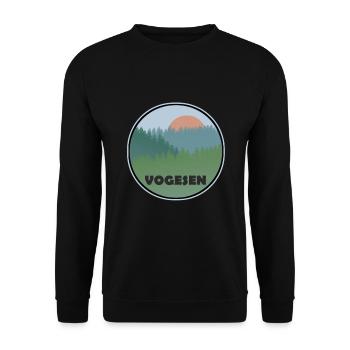 Vogesen - Unisex Pullover - Schwarz - Vorne - Alina (178cm) & Michal (187cm)