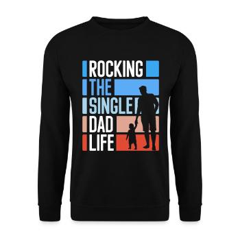 Relation célibataire Solitaire - Sweat-shirt Unisexe - noir - Devant - Alina (178cm) & Michal (187cm)